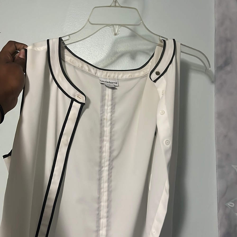 White Liz Claiborne Blouse